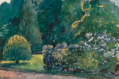 Petit Trianon, Flower Garden, Versailles by Rene Binet